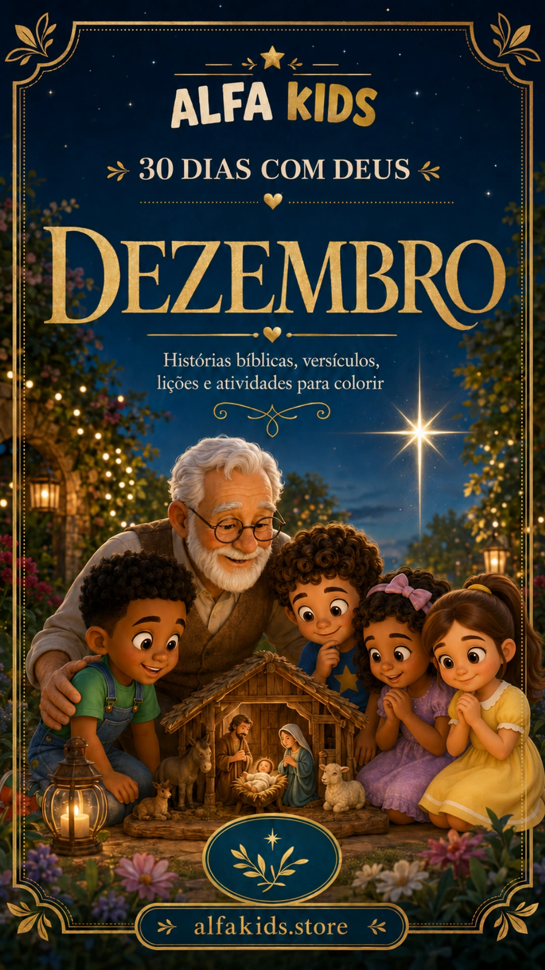 Capa do Book Alfa Kids de Dezembro